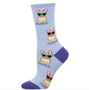 Socks Women's "Frenchie Dog Fashion" Socks women's Size 5-10.5